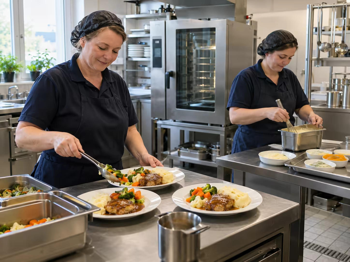 Eine Küche in Pflege oder Gesundheitsversorgung